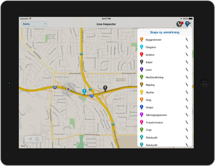 Line Inspector i ipad